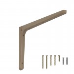 WOODEN SHELF BRACKET 30x20cm / BEECH WOOD
